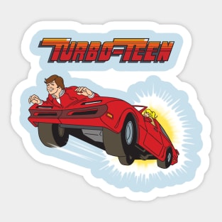 Turbo Teen Cartoon Sticker